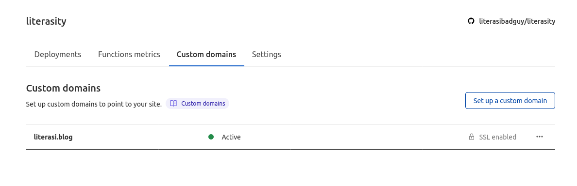 Custom Domain Cloudflare