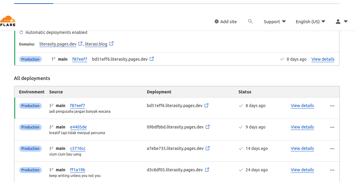 Cloudflare Pages Deployment